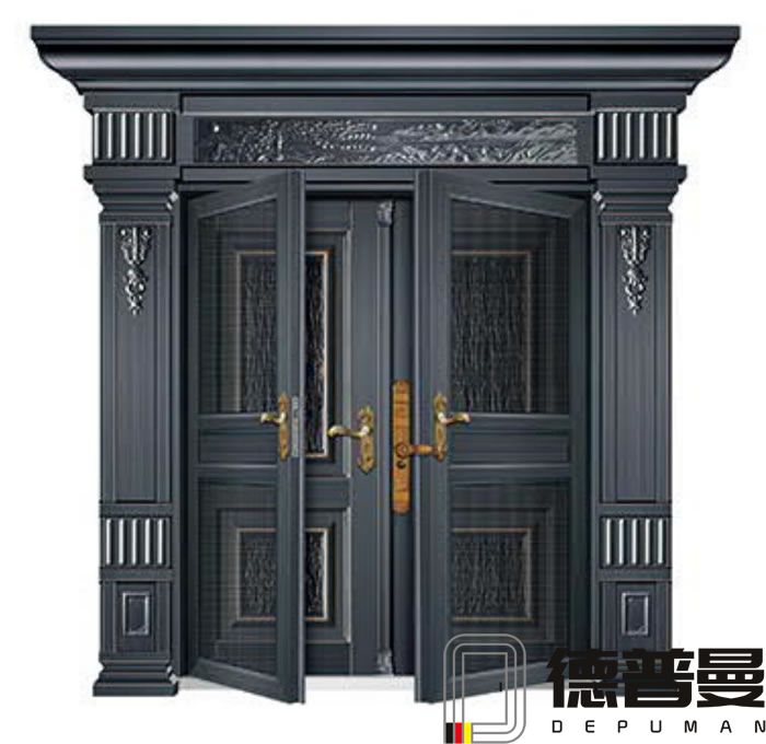 玻璃拼接復合門