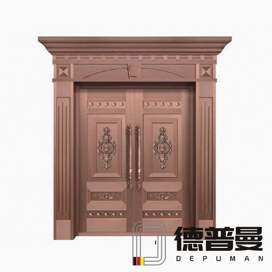 高檔會所用門選用會所純銅大門