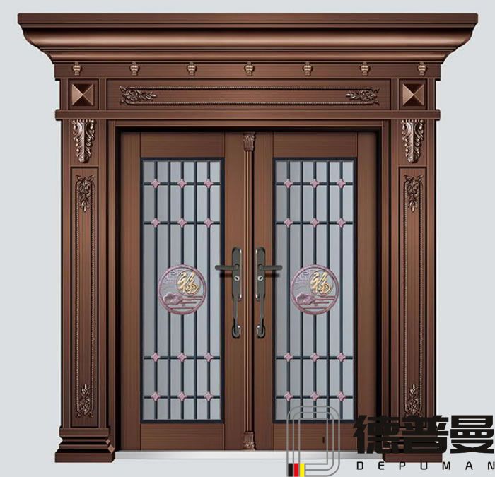 豪華鋅合金拼接玻璃門