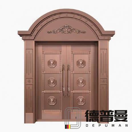 圓弧對(duì)開銅門